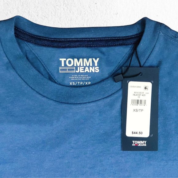 Tommy Hilfiger 78J4107 420 Long Sleeve Tee T shirt NWT - Picture 7 of 9